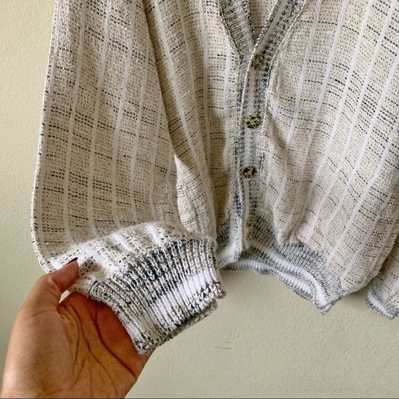 Vintage Tony Lambert Button Up Sweater Size L - Picture 6 of 15